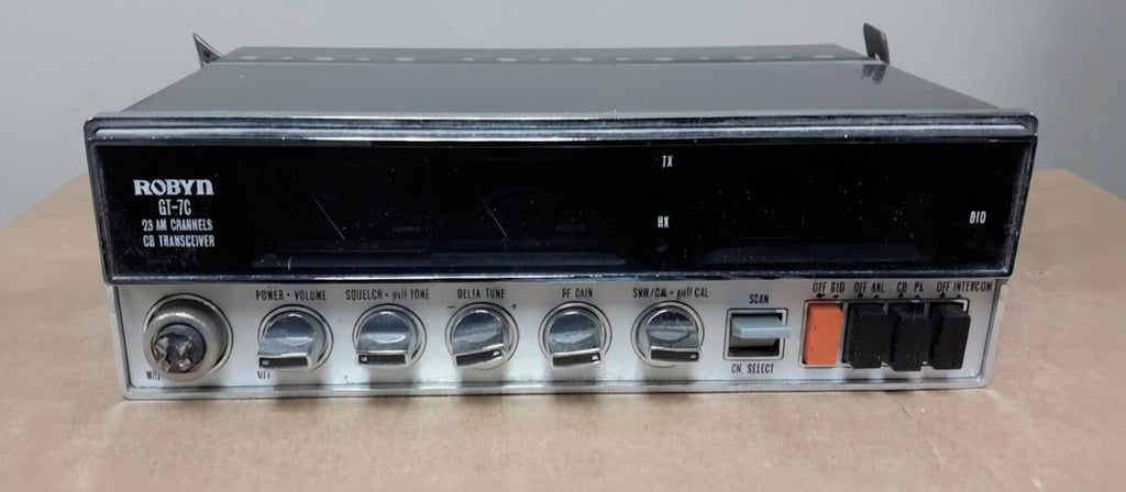 COMPLETE SET OF FRONT FACEPLATE BUTTONS ROBYN GT-7C MOBILE CB RADIO